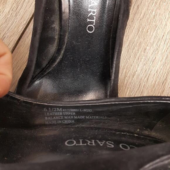 Franco Sarto 6.5 Suede and leather pumps EUC - Picture 4 of 4